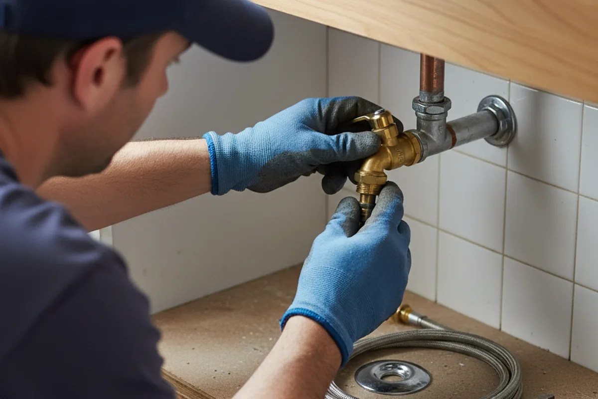 Shutoff valve and fitting work during Repiping in Fountain